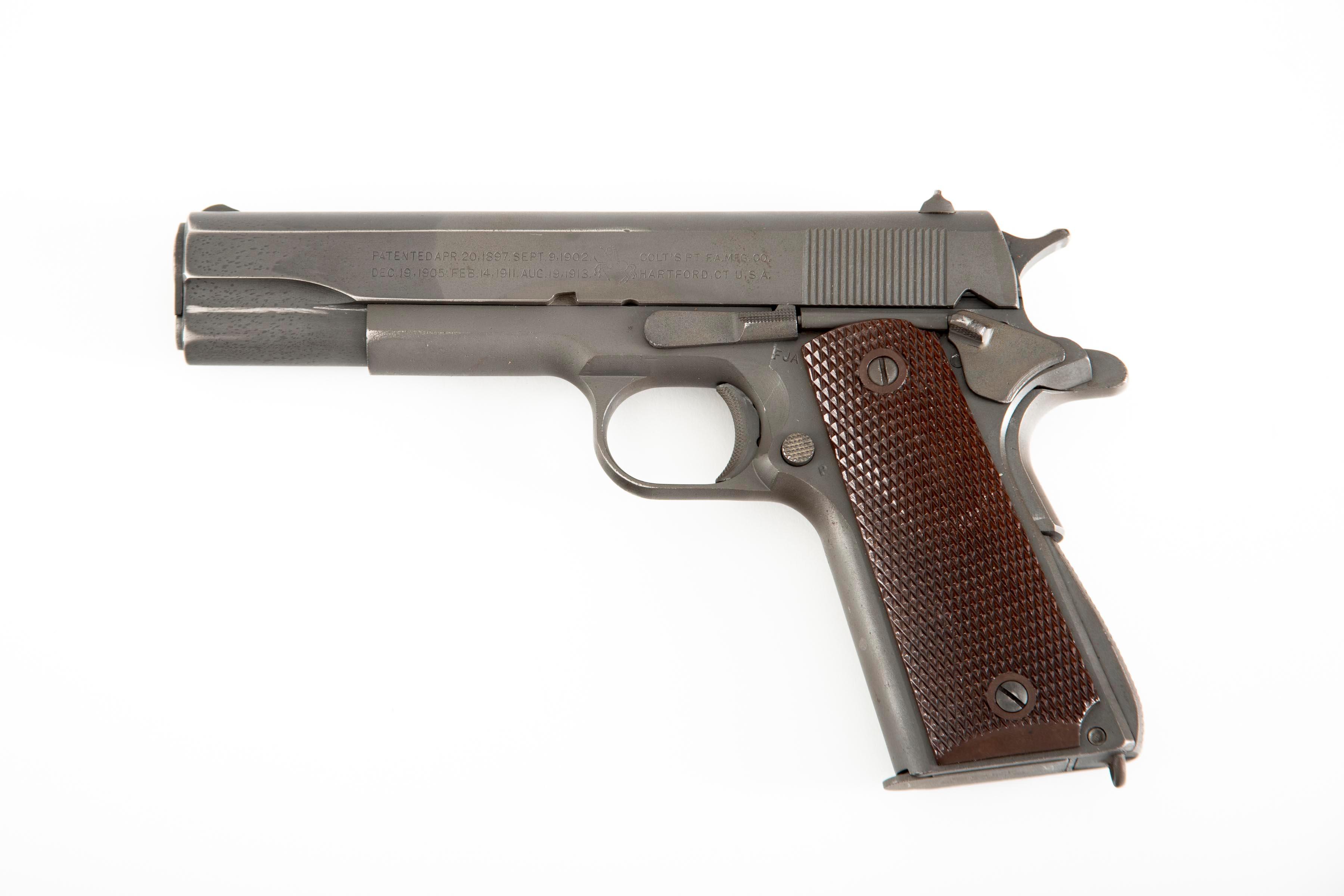 Colt Model 1911 A1 "US Army" marked Semi-Auto Pistol, .45 ACP caliber, SN 877883, matte finish, 5" b
