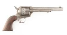 Antique Colt "U.S." marked Cavalry Model, Single Action Revolver, .45 caliber, SN 49813, manufacture