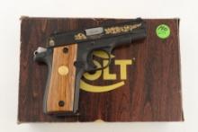 Colt MK IV, First Edition, Semi-Auto Pistol, .380 caliber, SN RC00548, blue finish, 3 1/4" barrel, w