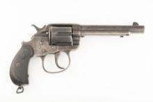 Colt, Model 1878, DA Revolver, .45 Colt caliber, SN 46947, with Factory Letter that states: Caliber