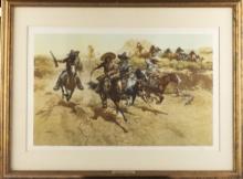 Arizona Artist Frank McCarthy (1924-2002), Framed Print, hand signed at lower right and dated 1972,