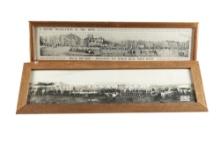 Two Panoramic Images of the 101 Ranch, one is marked at lower right "Chicago World's Fair /1933/ Kau