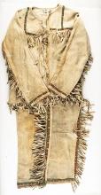 Vintage matching 2-piece Wild West fringed and beaded Jacket and Pants Set. The original stock numbe