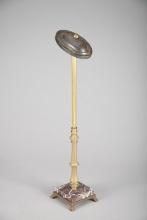 Vintage marble and iron footed Hat Stand, circa 1920s, 24 1/2" T. Would go well with previous lot.