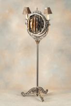 Antique cast iron Parlor Fan made by Luminaire, The Cincinati Victor Co., circa 1920s, in original f
