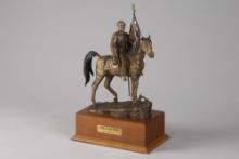 Bronze Sculpture by American Artist Jim Ponter, (1923-2007), titled "Pride of the South". Very desir