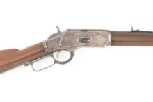Antique Winchester, Model 1873, Lever Action Rifle, with Factory Letter that states: Rifle, Serial N