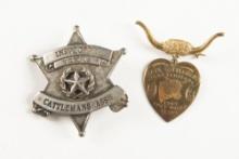 This lot will consist of two Items to include: (1) An early 6-point ball Star Badge marked "Inspecto