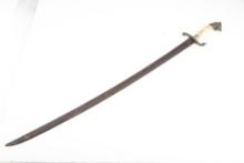 19th Century European Lionâ€™s Head Sabre. Interesting example showing much age and patina, nickel-t