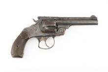 Smith & Wesson, Tip-Up Model, DA Revolver, .38 caliber, SN 984562, retains much original blue finish