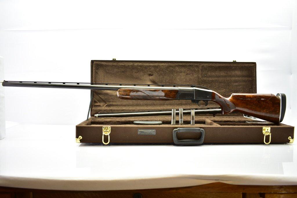 1976 Ljutic, Dual Barrel, Mono Trap Gun, 12 ga., In Case with Paperwork Signed By Al Ljutic