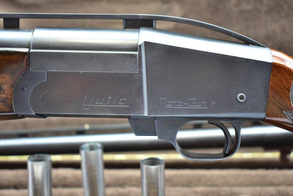 1976 Ljutic, Dual Barrel, Mono Trap Gun, 12 ga., In Case with Paperwork Signed By Al Ljutic