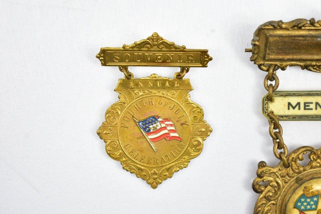 (3) Early U.S. Pins