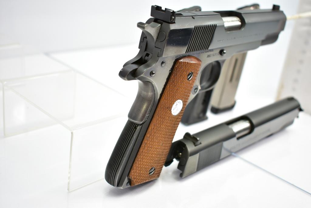 1975, Colt Conversion, Government/ MK IV/ Series 70, 38 Super Auto & 22 LR Cal., Semi-Auto
