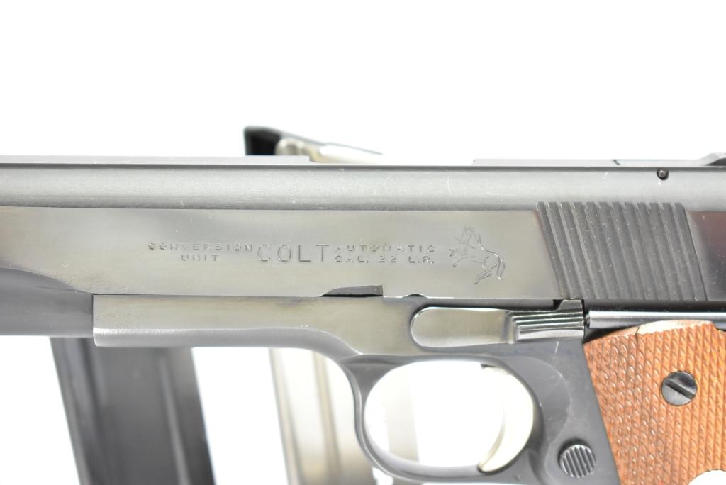 1975, Colt Conversion, Government/ MK IV/ Series 70, 38 Super Auto & 22 LR Cal., Semi-Auto