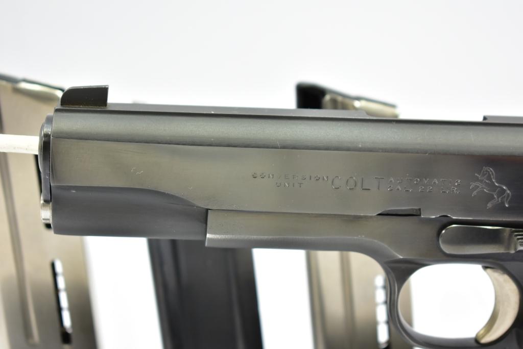 1975, Colt Conversion, Government/ MK IV/ Series 70, 38 Super Auto & 22 LR Cal., Semi-Auto