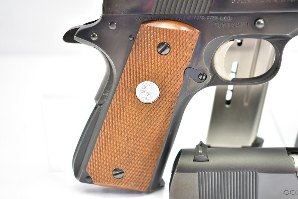 1975, Colt Conversion, Government/ MK IV/ Series 70, 38 Super Auto & 22 LR Cal., Semi-Auto