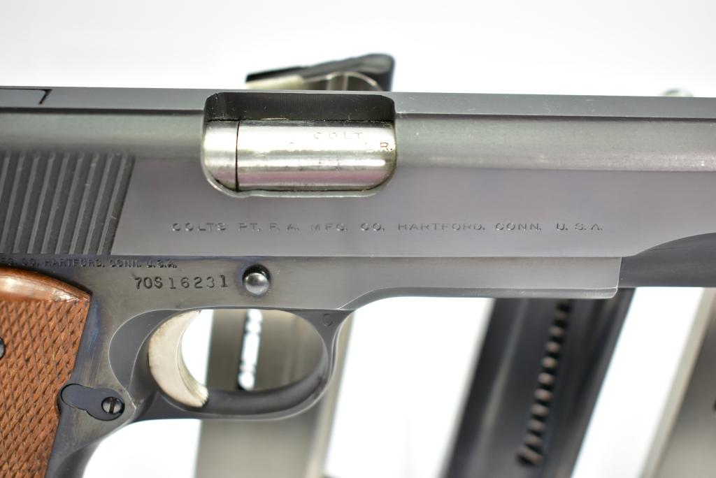 1975, Colt Conversion, Government/ MK IV/ Series 70, 38 Super Auto & 22 LR Cal., Semi-Auto