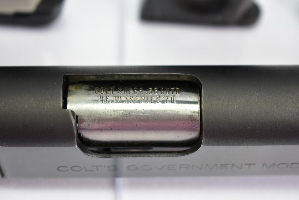 1975, Colt Conversion, Government/ MK IV/ Series 70, 38 Super Auto & 22 LR Cal., Semi-Auto