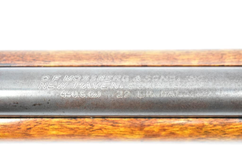 Circa 1944-1946, Mossberg, Model 44US(a), 22 LR Cal., Bolt-Action W/ Scope