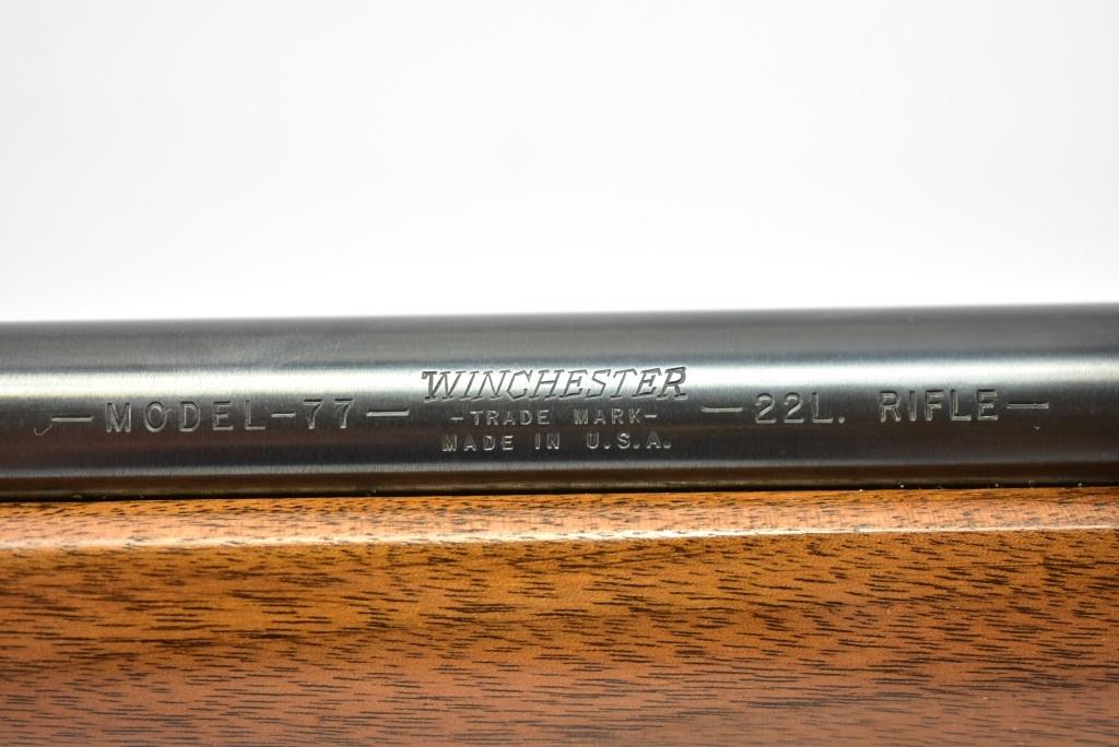 1959, Winchester, Model 77, 22 LR Cal., Semi-Auto W/ Scope