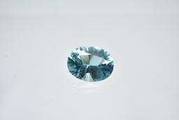 9.90 Carat Blue Topaz Gem Stone With Certificate Of Appraisal