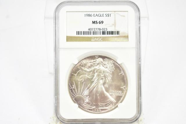 1986 One Ounce American Silver Eagle