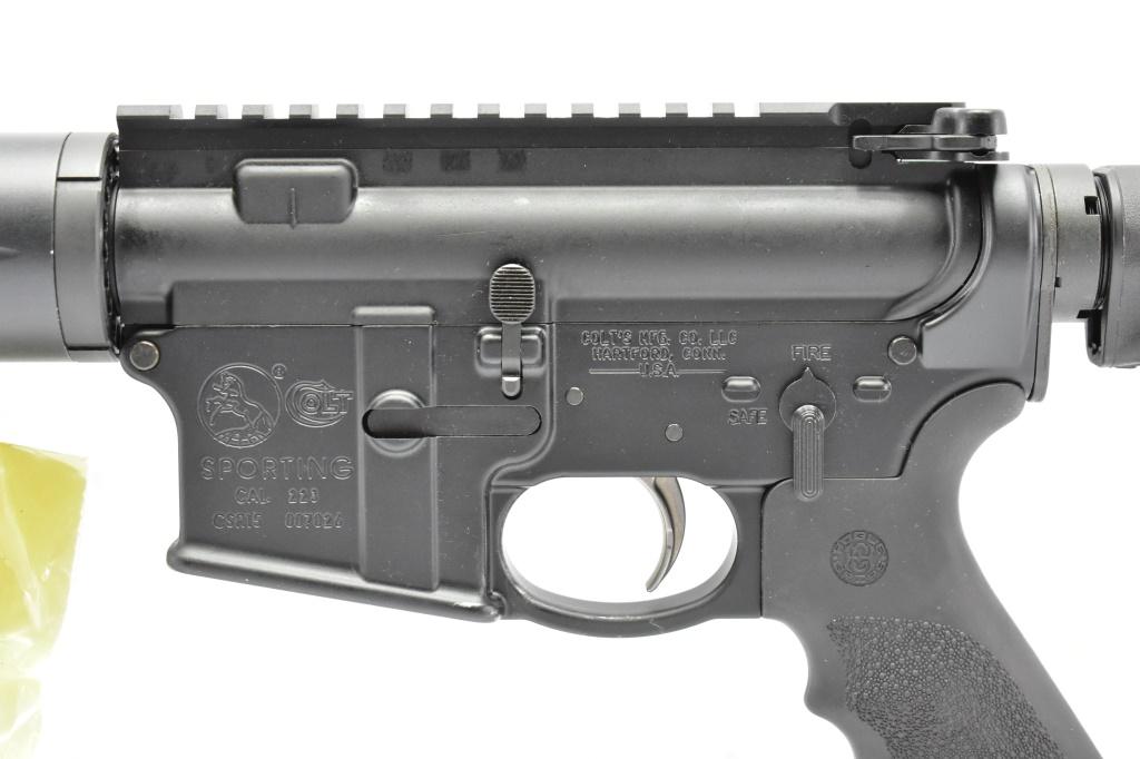 Colt, CSR15 Sporting Rifle, 223 Rem. Cal., Semi-Auto, (Unfired W/ Manual & Magazine), SN - 007026