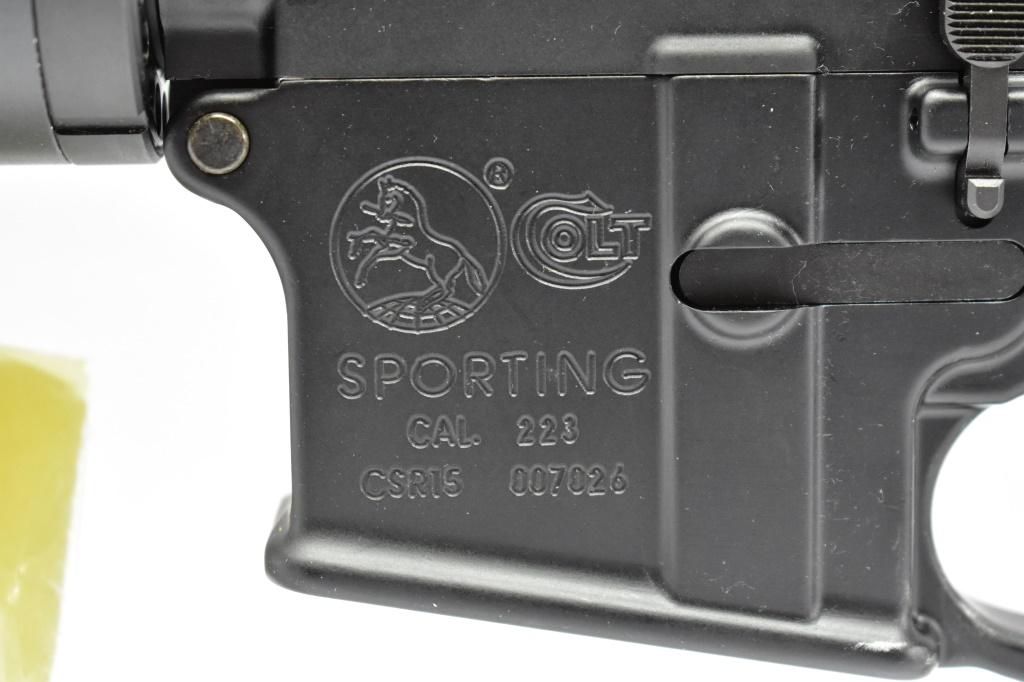 Colt, CSR15 Sporting Rifle, 223 Rem. Cal., Semi-Auto, (Unfired W/ Manual & Magazine), SN - 007026