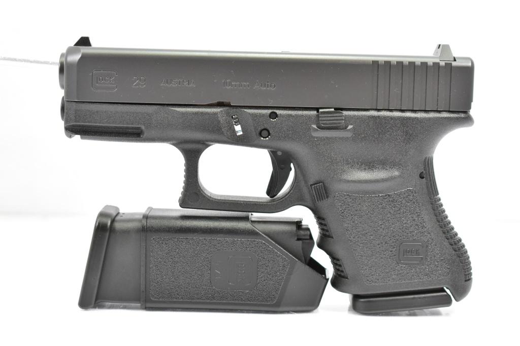 Glock, Model 29, 10mm Cal., Semi-Auto (W/ Case & 2 Magazines), SN - VWX045
