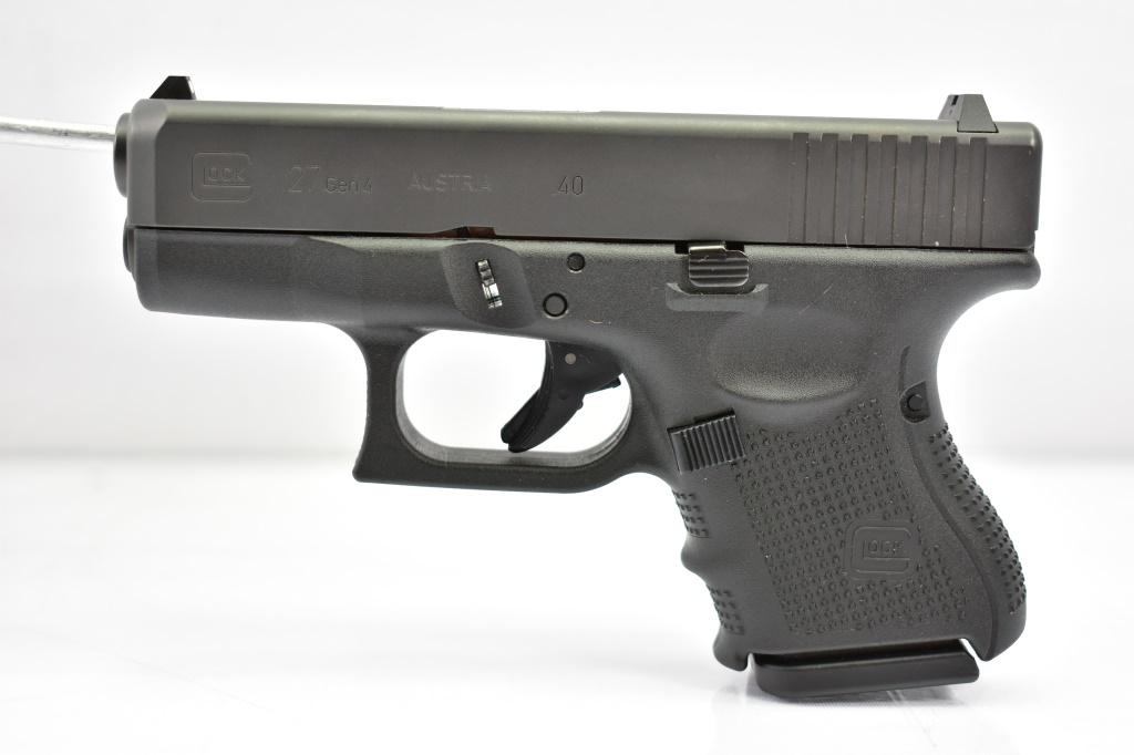 Glock, Model 27 Gen-4, 40 S&W Cal., Semi-Auto, (W/ Case & 8 Magazines), SN - BCYK627