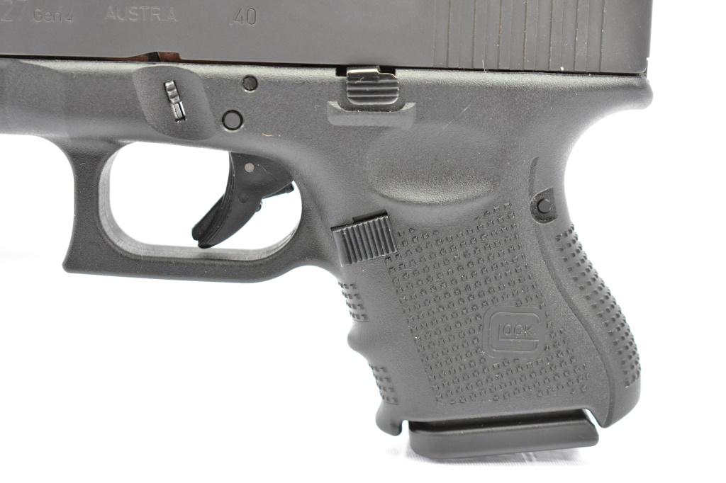 Glock, Model 27 Gen-4, 40 S&W Cal., Semi-Auto, (W/ Case & 8 Magazines), SN - BCYK627