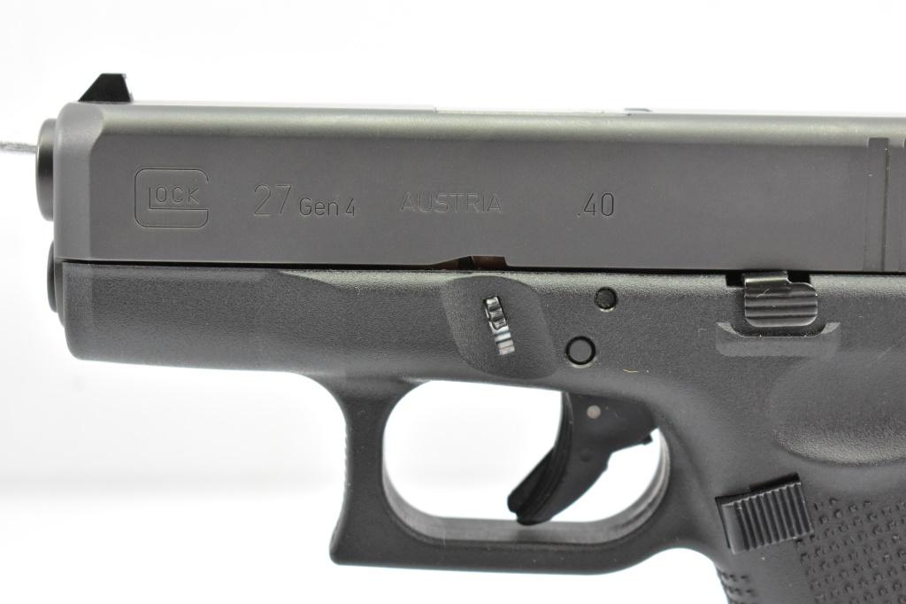 Glock, Model 27 Gen-4, 40 S&W Cal., Semi-Auto, (W/ Case & 8 Magazines), SN - BCYK627