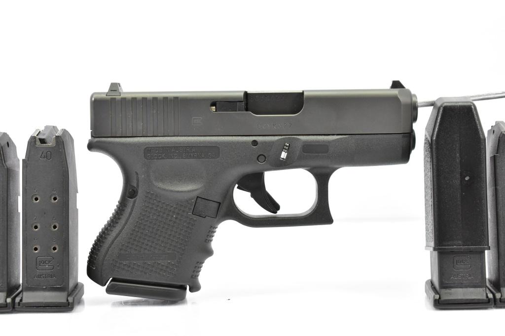 Glock, Model 27 Gen-4, 40 S&W Cal., Semi-Auto, (W/ Case & 8 Magazines), SN - BCYK627