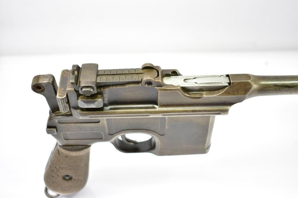 Mauser, Model 1896 "Broomhandle", 7.63mm Cal., Semi-Auto With Shoulder Holster, SN - 371465