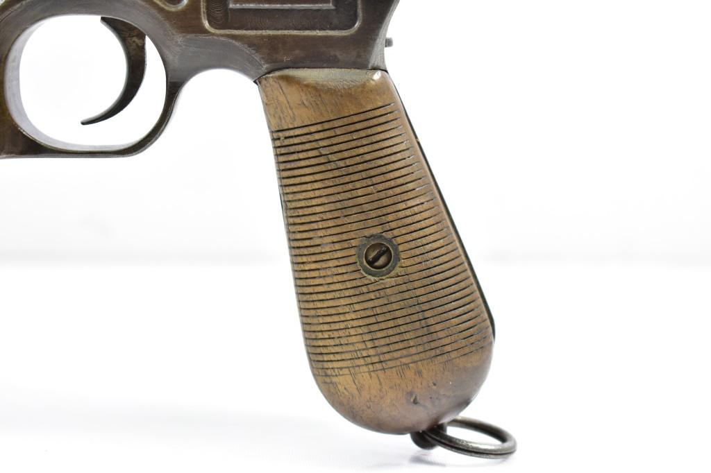 Mauser, Model 1896 "Broomhandle", 7.63mm Cal., Semi-Auto With Shoulder Holster, SN - 371465