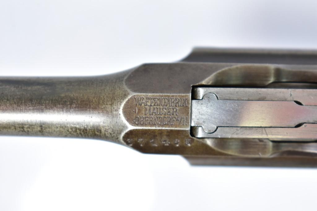 Mauser, Model 1896 "Broomhandle", 7.63mm Cal., Semi-Auto With Shoulder Holster, SN - 371465