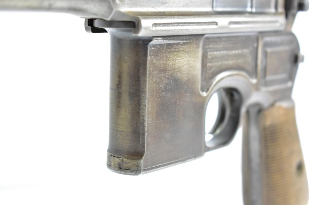 Mauser, Model 1896 "Broomhandle", 7.63mm Cal., Semi-Auto With Shoulder Holster, SN - 371465