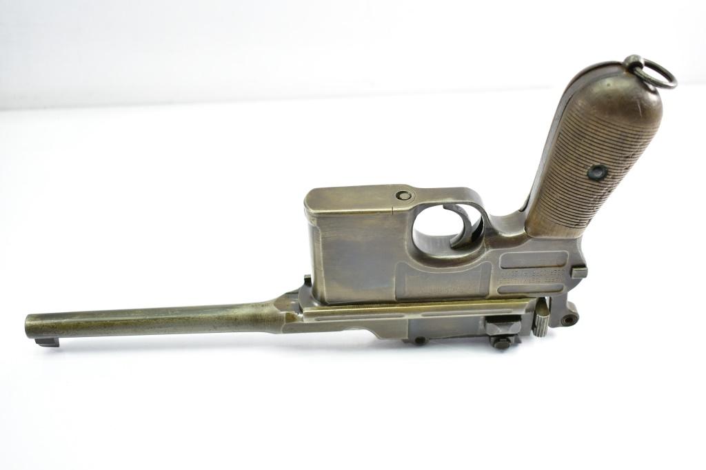 Mauser, Model 1896 "Broomhandle", 7.63mm Cal., Semi-Auto With Shoulder Holster, SN - 371465