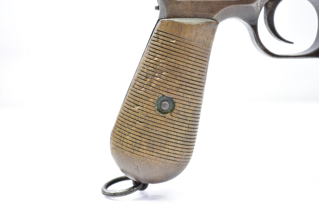Mauser, Model 1896 "Broomhandle", 7.63mm Cal., Semi-Auto With Shoulder Holster, SN - 371465