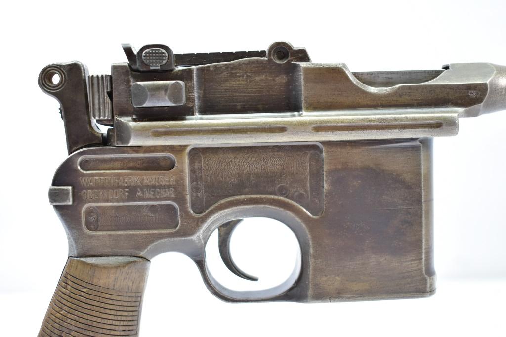 Mauser, Model 1896 "Broomhandle", 7.63mm Cal., Semi-Auto With Shoulder Holster, SN - 371465