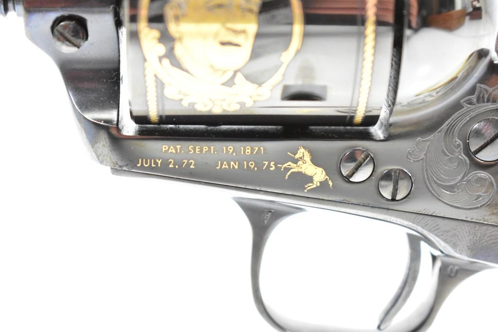 1982 Cased Colt, John Wayne Commemorative, 45 Colt Cal., Revolver (1 Of 3100), SN - CJWC0563