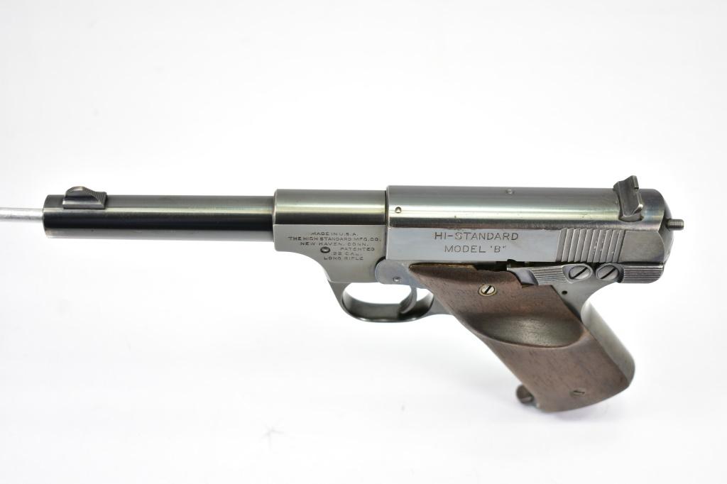 1936 High Standard, Model B, 22 LR Cal., Semi-Auto, SN - 22647