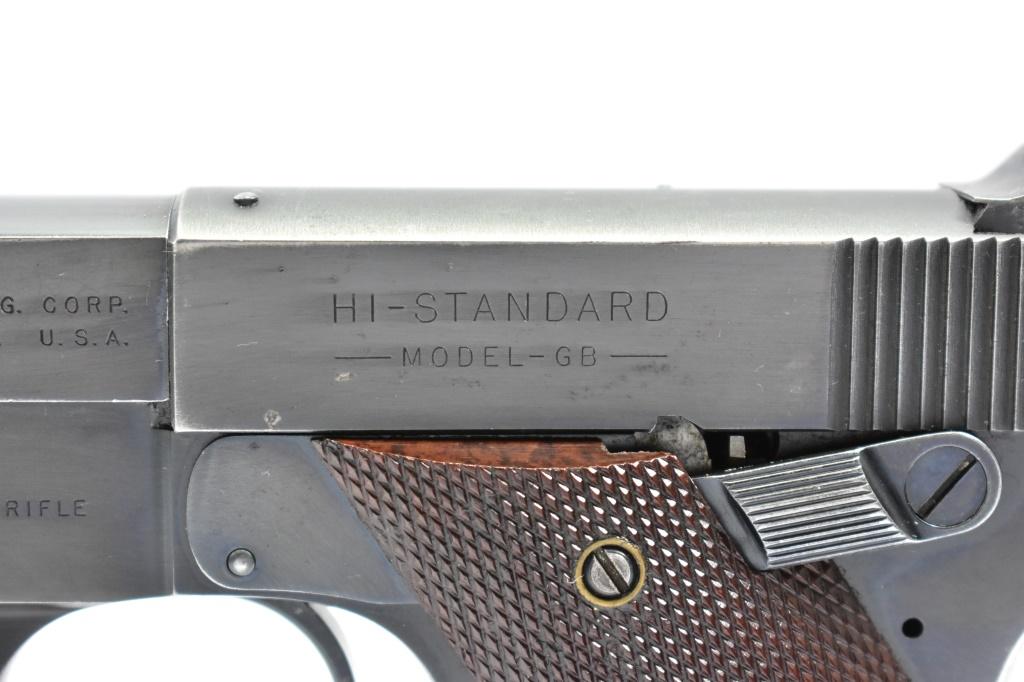 1948 High Standard, Model GB, 22 LR Cal., Semi-Auto (First Year Production), SN - 318160