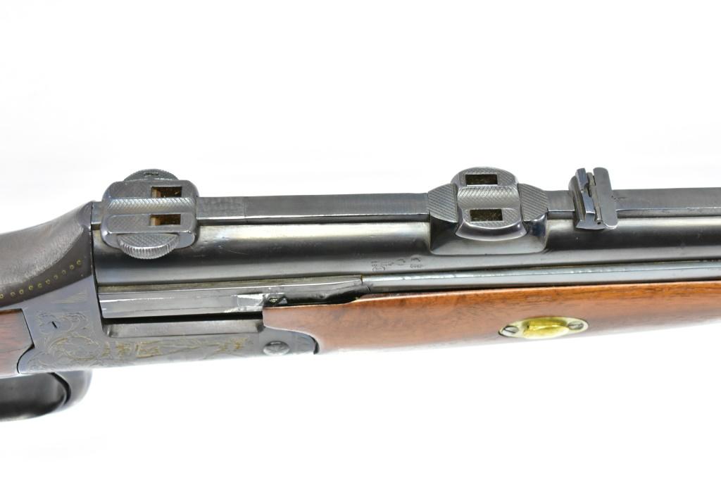 Early German, Drilling Combination, Highly Engraved, 8mm Cal./ 16 Ga.
