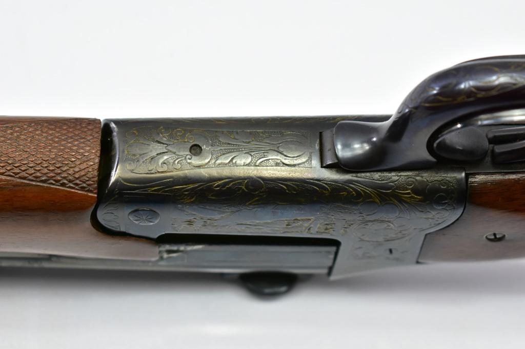 Early German, Drilling Combination, Highly Engraved, 8mm Cal./ 16 Ga.