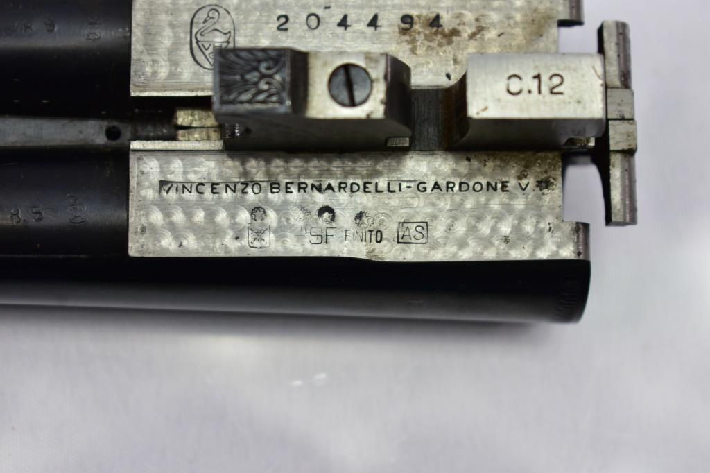 1987, Vincenzo Bernardelli, "Hemingway" Highly Engraved, 12 Ga., Side-By-Side, SN - 204494