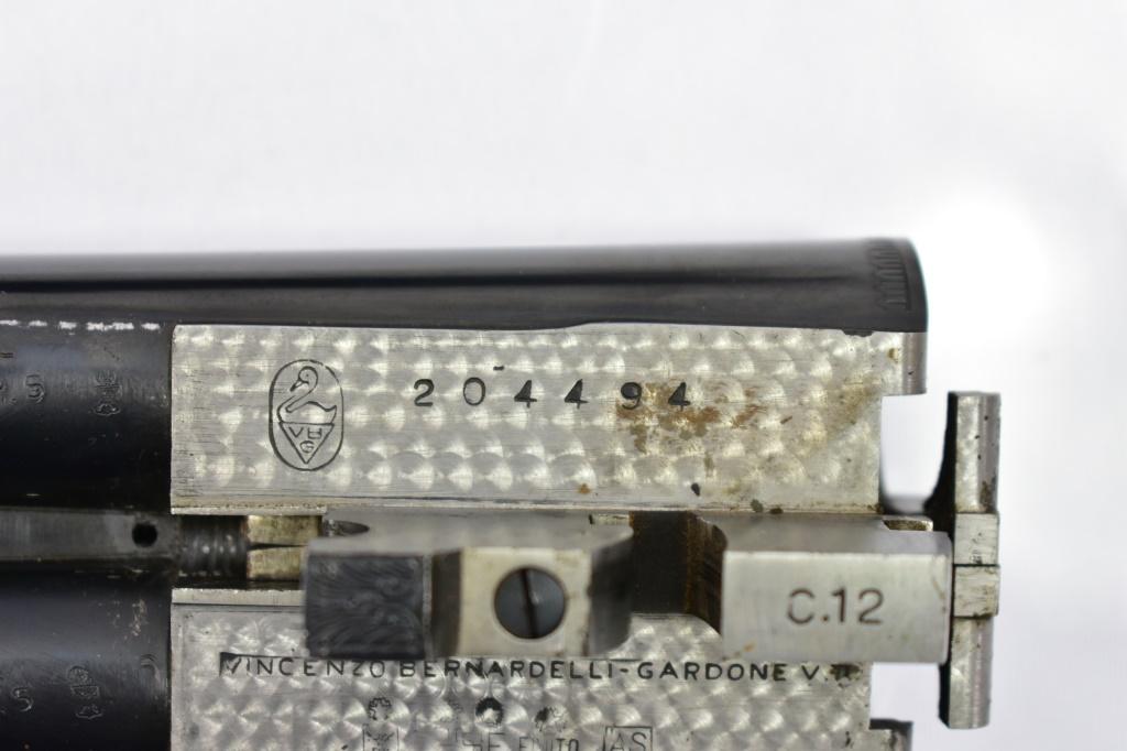 1987, Vincenzo Bernardelli, "Hemingway" Highly Engraved, 12 Ga., Side-By-Side, SN - 204494