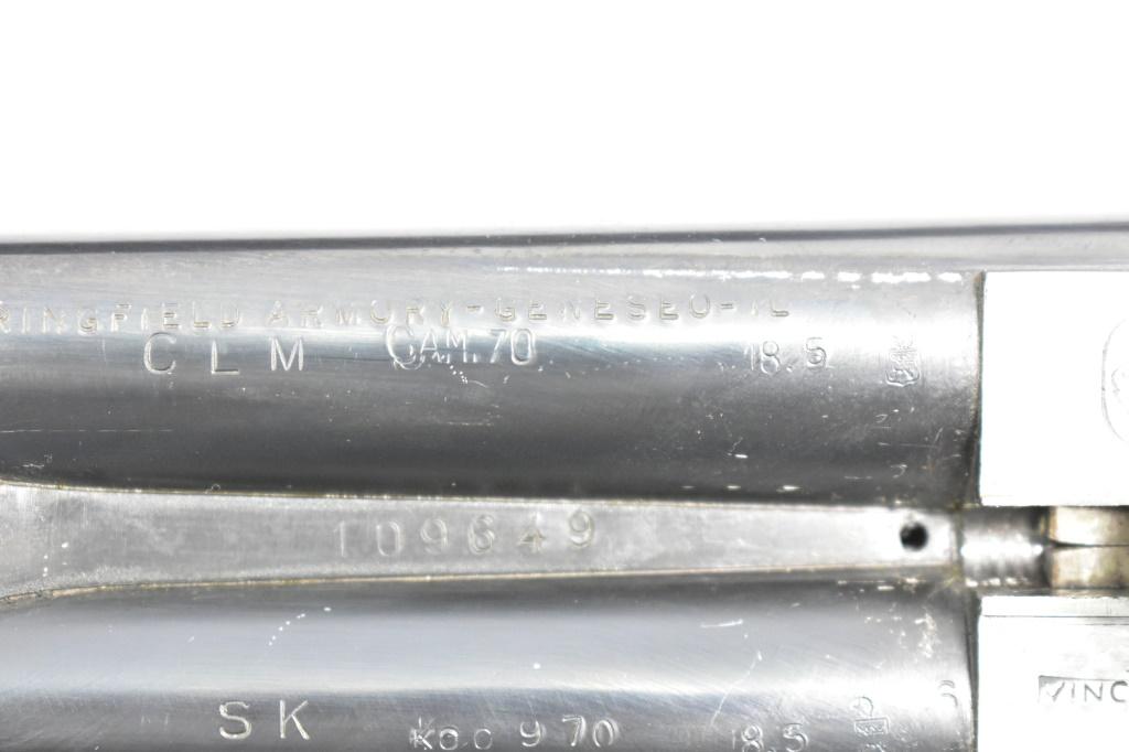 1987, Vincenzo Bernardelli, "Hemingway" Highly Engraved, 12 Ga., Side-By-Side, SN - 204494