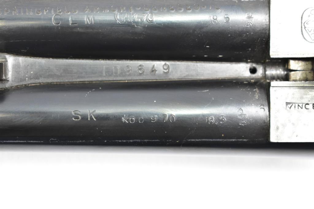 1987, Vincenzo Bernardelli, "Hemingway" Highly Engraved, 12 Ga., Side-By-Side, SN - 204494